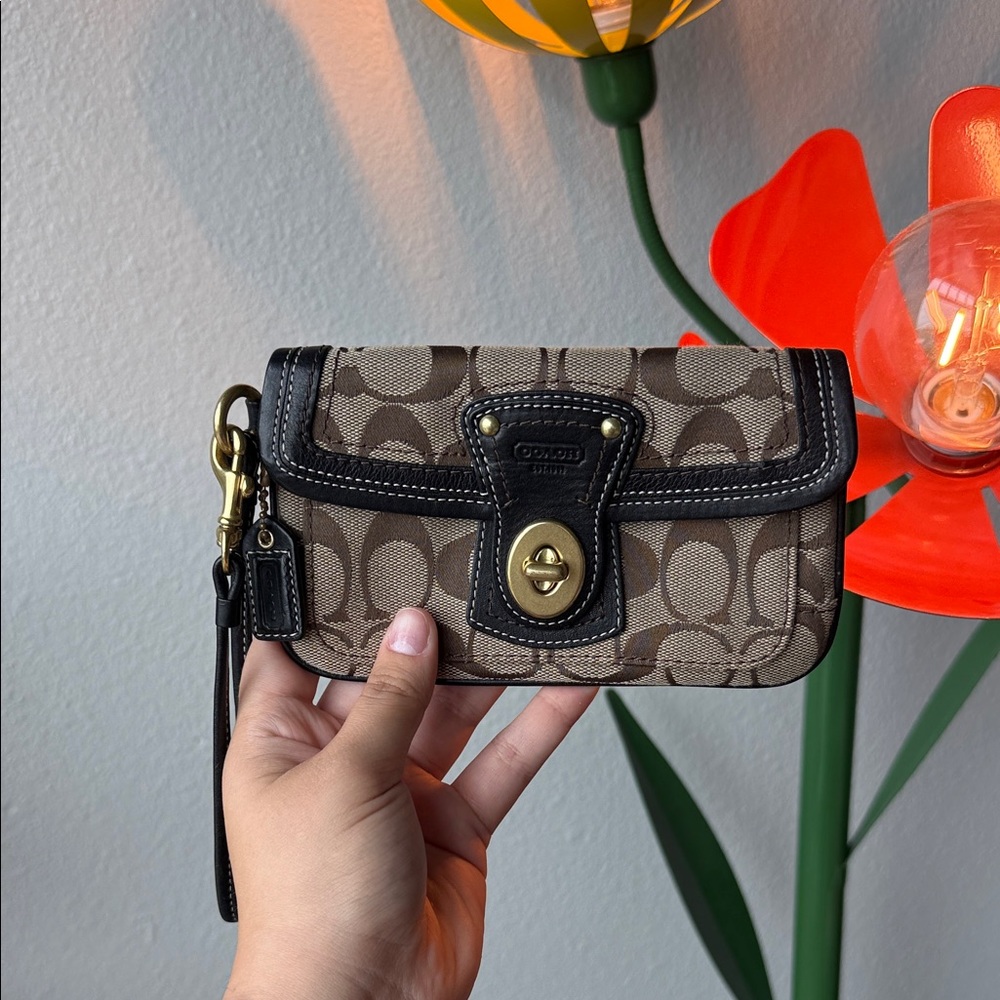 Coach Legacy 65th Anniversary Turnlock Wristlet